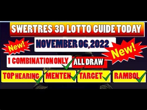 pattern swertres guide today
